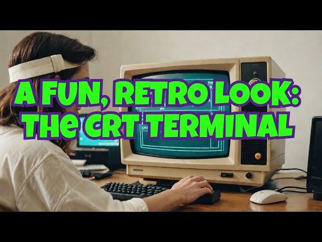 Retro vibes: Transform your Linux terminal with CRT emulations!