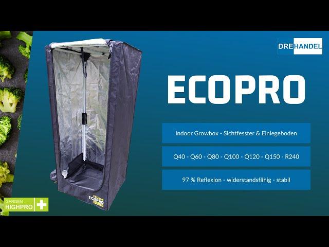 Growbox Ecopro von Garden Highpro - Dirks Growshop