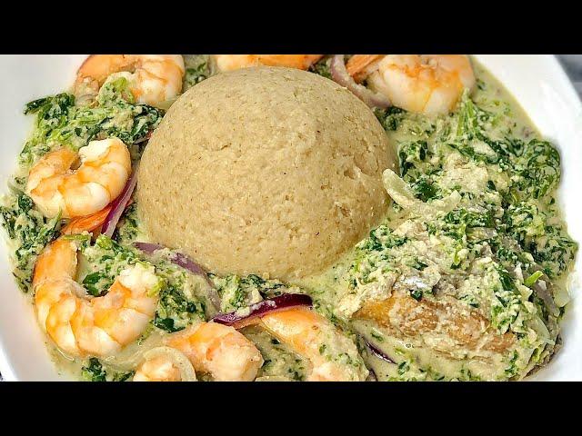 NDOLE SOUP | SPINACH NDOLE | CAMEROON SOUP | LATIFAHCOOKS