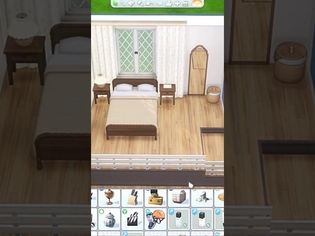 Cozy Room Part1 #thesims4 #sims4 #simstok #sims4cc #sims4speedbuild #simstips #sims4tutorial