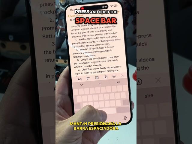 The hidden cursor in iOS 17