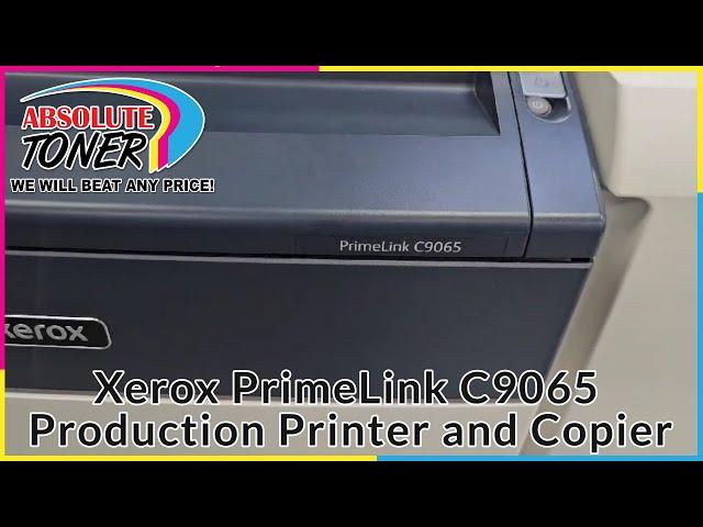 Xerox PrimeLink C9065 Production Printer and Copier Machine Overview