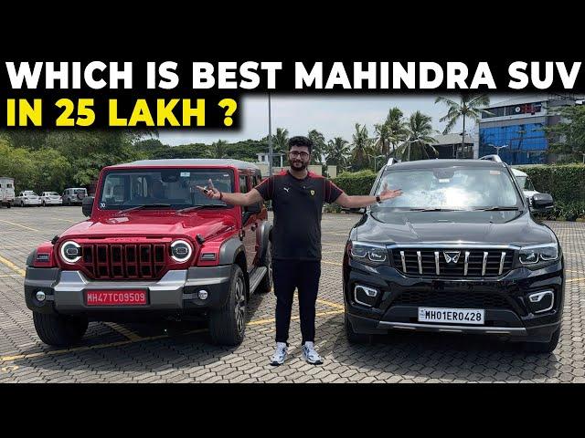 Mahindra Thar Roxx vs Scorpio N - Comfort, Features & More Compared!