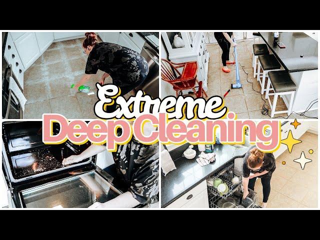 Extreme Kitchen Deep Clean Messy House Transformation Satisfying Cleaning Motivation 2023