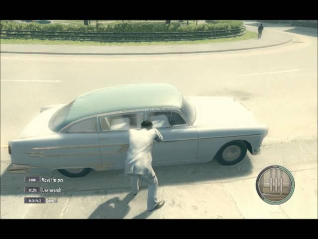 Mafia 2 - Stolen Car Blown Up.