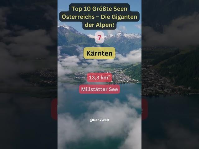 Die größten Seen Österreichs - Die Giganten der Alpen