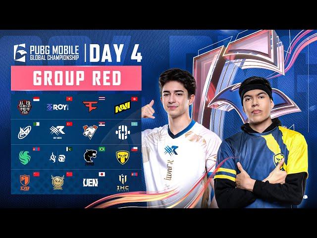 [EN] 2024 PMGC League | Group Red Day 4 | PUBG MOBILE Global Championship