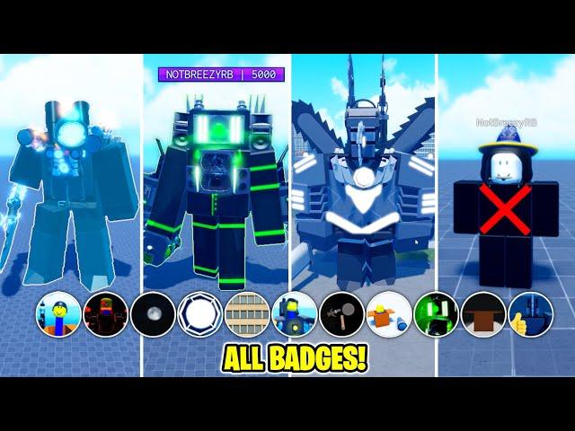 How to get ALL BADGES in SUPER BOX SIEGE DEFENSE! (ROBLOX)