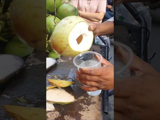 Cutting a Coconut with Laser Precision