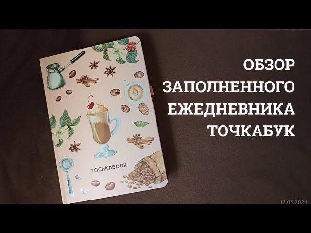 Полистаем? Обзор ежедневника за декабрь - апрель 2024 | Bullet journal | Точкабук