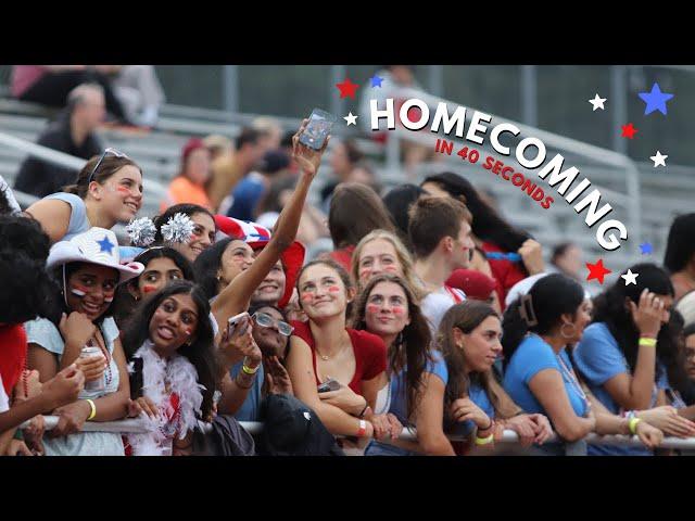 TJ Homecoming in 40 Seconds