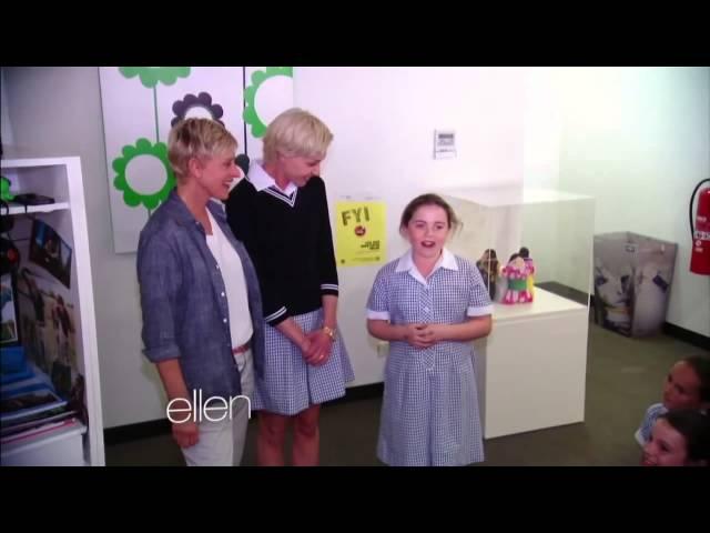 Ellen Meets an Amazing Young Australian Singer at Melbourne Girls Grammar