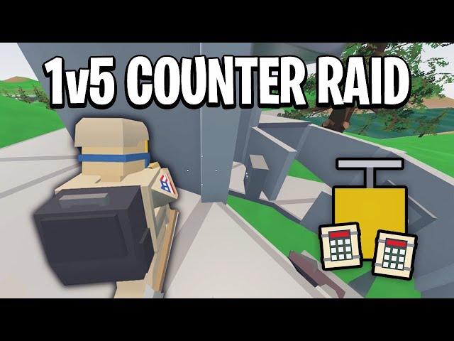 Counter-Raiding a Team of 5 Until They Quit The Server | Unturned