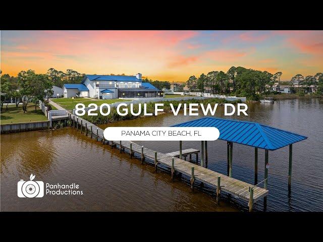 Luxury Home; Front Views of Lake Powell: 820 Gulf View Dr. Panama City Beach, FL