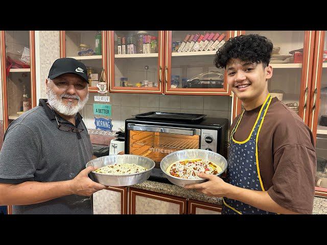 Made pizza with abbu️‍||Aayoush Singh Thakuri|| Vlog:38 #aayuujanta