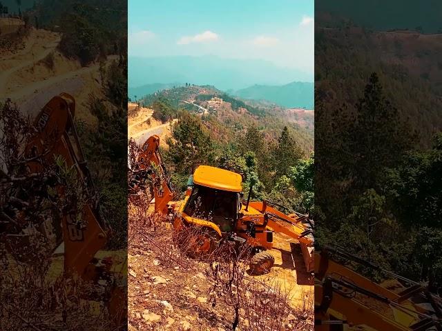 JCB Backhoe Loader Rocks