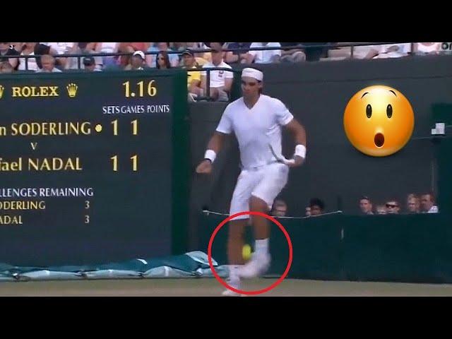 When Rafael Nadal plays football with a tennis ball [Amazing Skills] ️