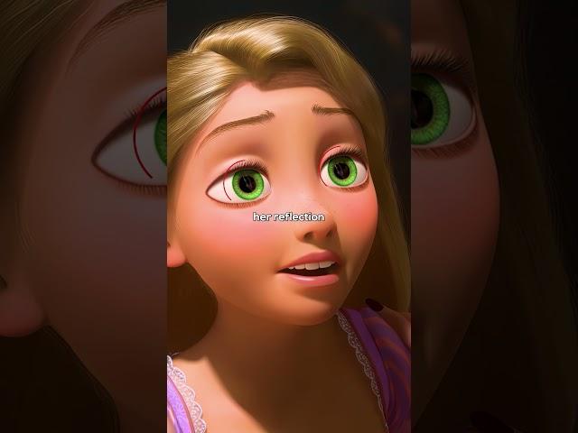 Why does Flynn Rider keep Rapunzel's hair out of her face? 