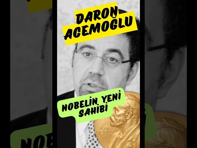 Daron Acemoğlu,Nobelin Yeni Sahibi!