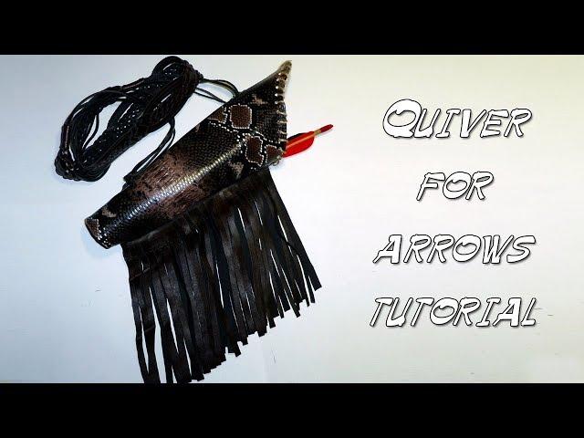 Колчан для стрел из змеи / QUIVER FOR ARROWS DIY