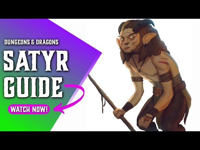 Satyr 5e - Ultimate Race Guide for Dungeons and Dragons