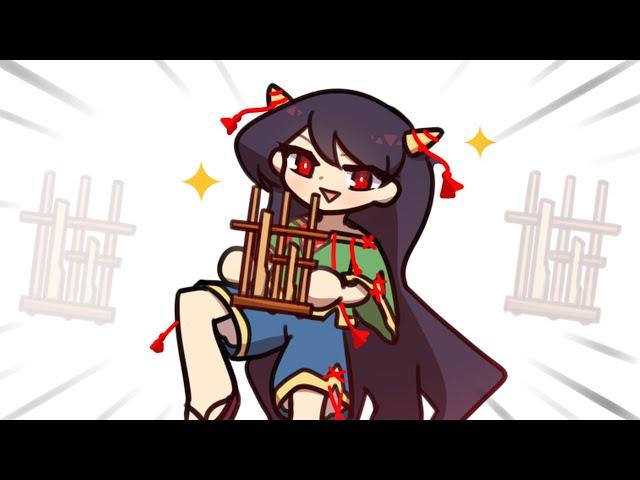 [touhou 19] zanmu's theme arrange but with angklung