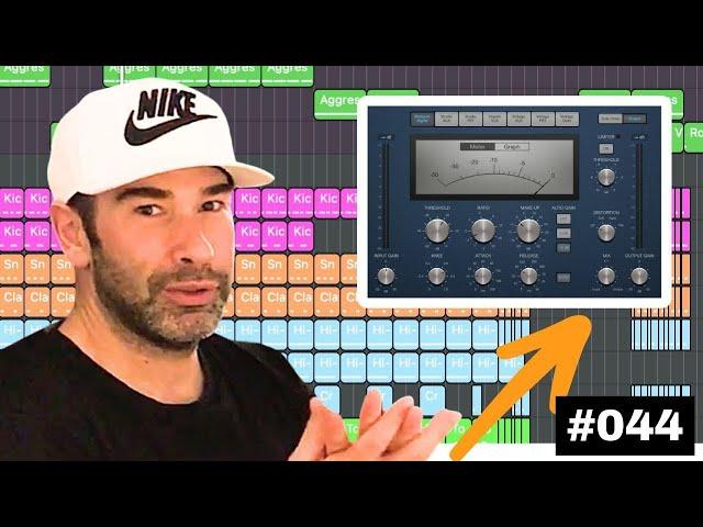 How to Make Techno with Side-Chain in Logic Pro X | Free Template | Music Production Tutorial #045