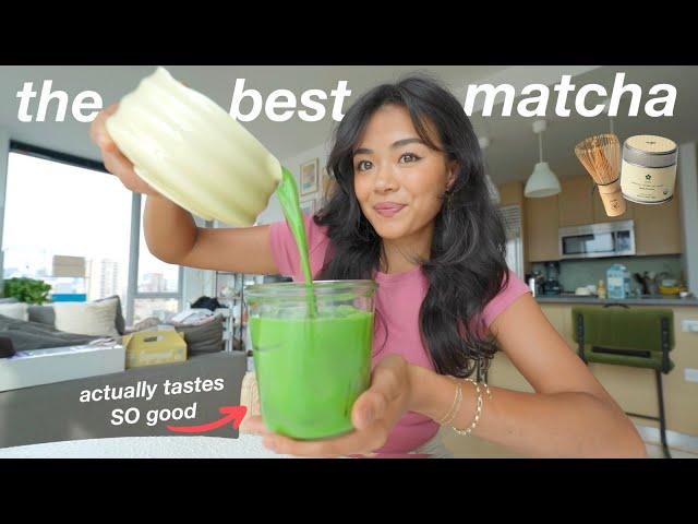 how to make a perfect matcha latte (that actually tastes good!)