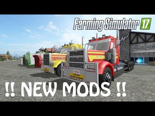 NEW MODS in Farming Simulator 2017 | THE NEW BSM TRUCK MOD & FARMHOUSE | PS4 | Xbox One