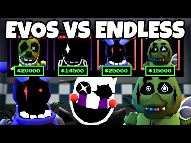 EVOLUTION UNITS vs ENDLESS MODE - Roblox Five Nights TD (FNTD)
