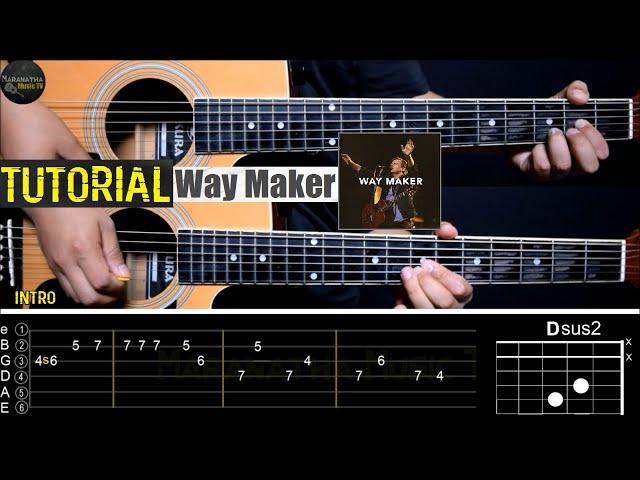 Way Maker - Aquí Estás (Abres Camino) || Instrumental a 2 Guitarras con TAB