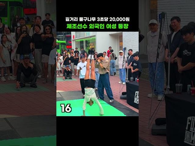 물구나무 3초당 2만원인데.. 체조선수 여성 외국인 등장.....