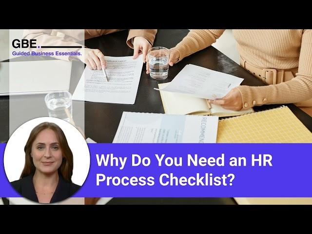 Why Do You Need an HR Process Checklist?