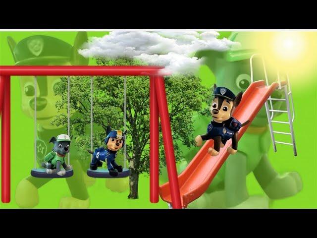 Paw Patrol in Afrikaans, Chase en Rocky is by die park (deel 2)