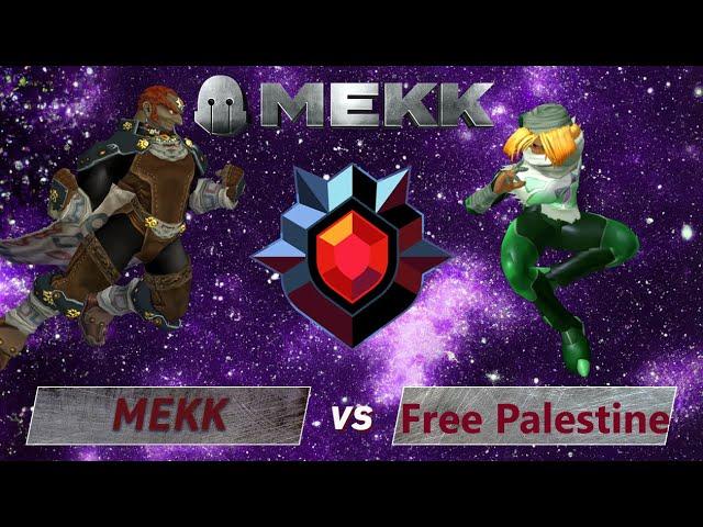 Mekk (Neutral Ganondorf) vs Free Palestine (Green Sheik) Bo3 Slippi Ranked