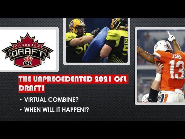 Looking At The UNPRECEDENTED 2021 CFL Draft | Virtual Combine, Player Eligibility, NCAA Prospects