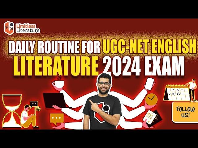 Planning Daily Routine For UGC-NET June 2024 English Literature