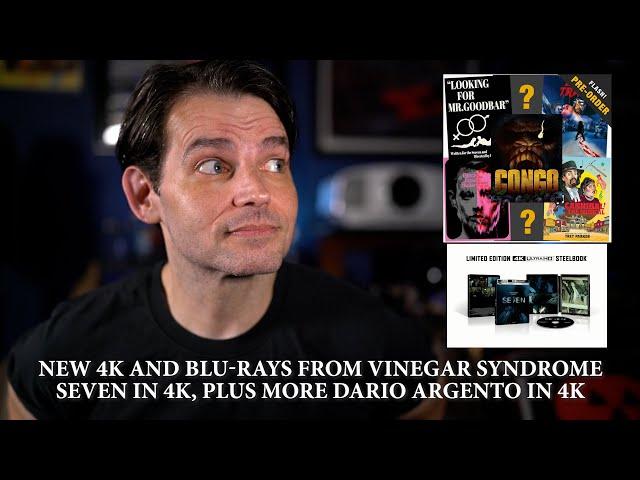 NEWS: 4K and Blu-rays From Vinegar Syndrome, Seven 4K, Plus More Dario Argento in 4K?