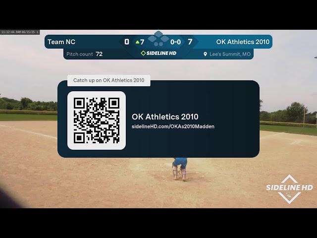 OK Athletics 2010 vs. Team NC (2025.06.15)