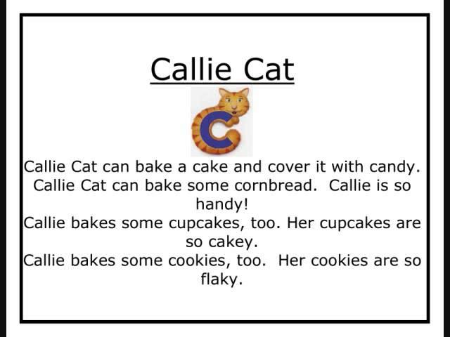 Alphafriends: Callie Cat