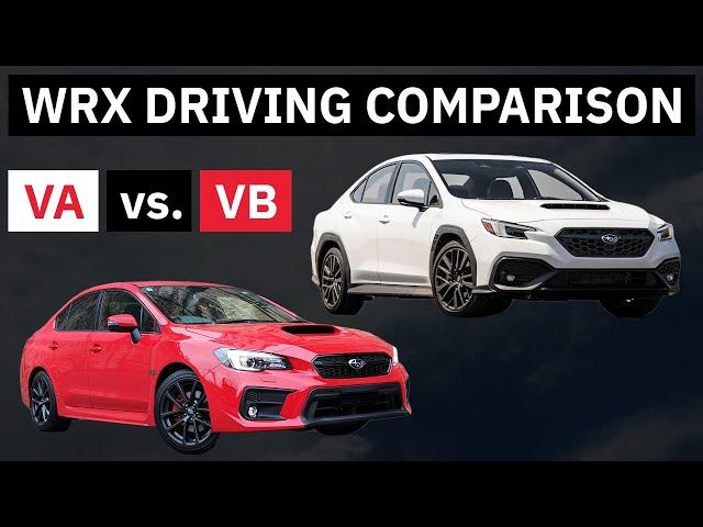 2022 VB Subaru WRX vs 2015-2021 VA Subaru WRX | Driving Comparison