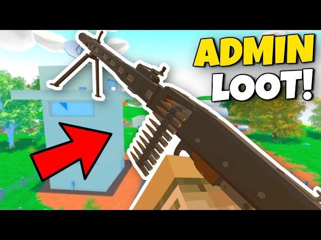 I FOUND ADMIN LOOT IN SHIPPING CONTAINERS! (Modded Unturned #155)