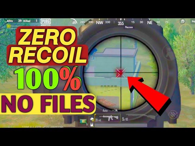 100 % ZERO RECOIL Best Sensitivity Setting for Pubg Mobile Lite ONE PLUS, POCO X3 PRO samsung A13