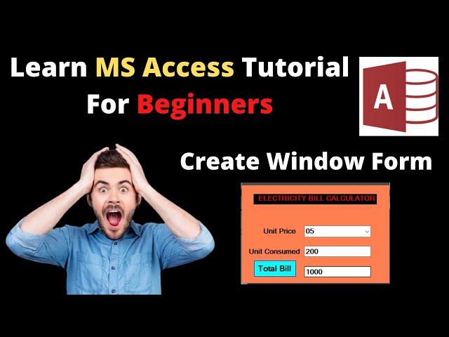 How to use Microsoft Access - Beginner Tutorial | MSM_METHOD |