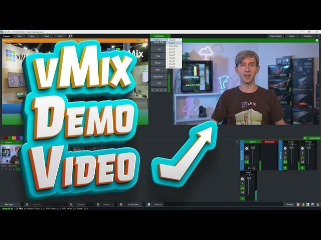 vMix Tutorial- General Overview and Demo. Learn about vMix and creating awesome live productions.