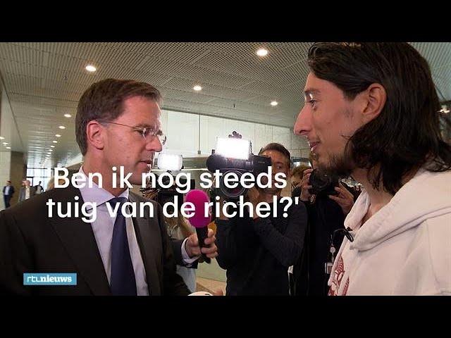 Treitervlogger Ilgun ontmoet Rutte: ‘Ben ik nog steeds tuig van de richel?’ - RTL NIEUWS