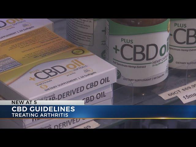 Guidelines released for use of CBD for arthritis relief