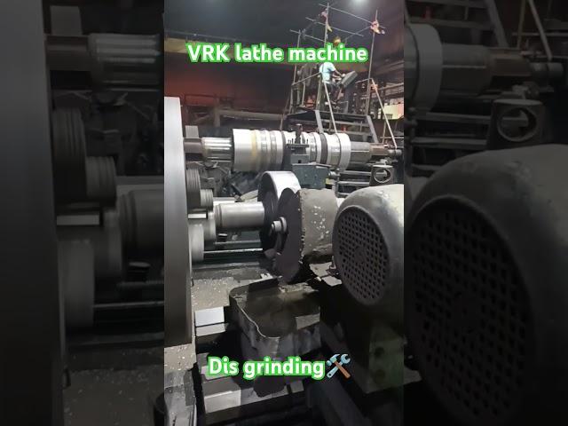 #dis grinding, #lathe machine with grinding look #VRK lathe machine !!dish od 315mn