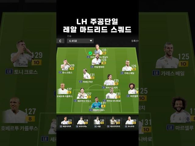 LH 주공 레알 마드리드 금카팀 스쿼드 미페 커스텀, BBC에 지단감독까지 같이 두과자