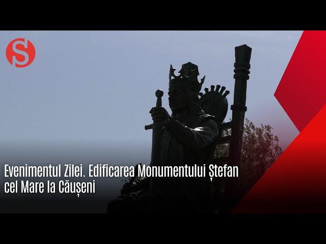 Inaugurarea monumentului Ștefan cel Mare și Sfânt în orașul Căușeni